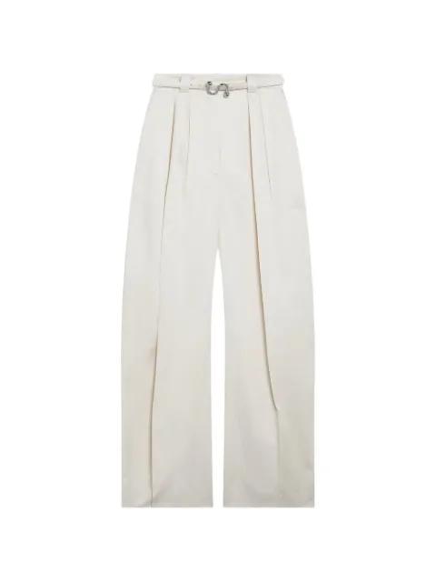 belted pleated trousers by SPORTMAX