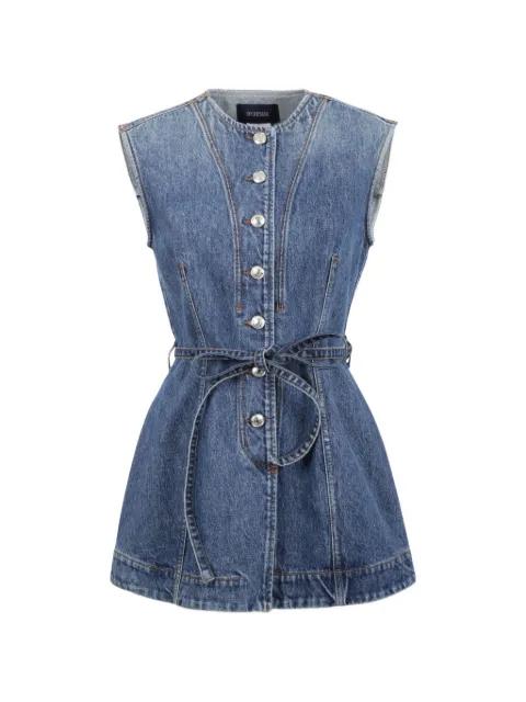 belted sleeveless top by SPORTMAX