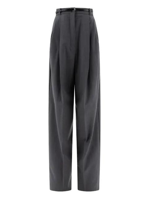 belted tailored trousers by SPORTMAX