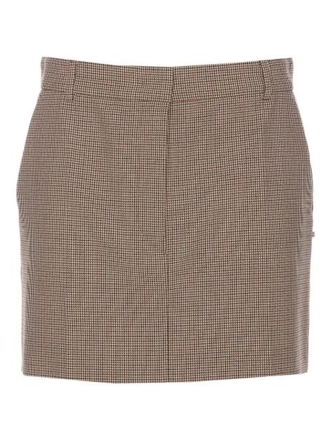 checked mini skirt by SPORTMAX