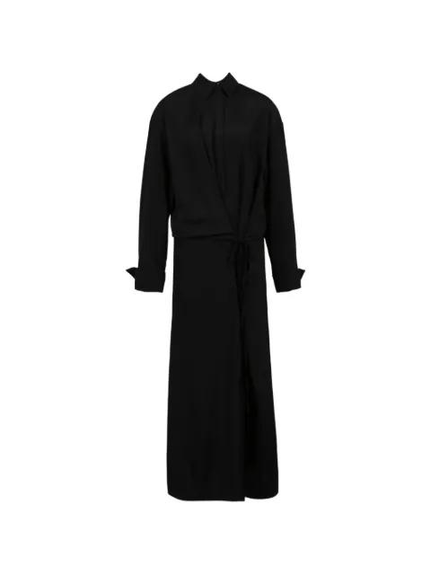 draped collared dress by SPORTMAX