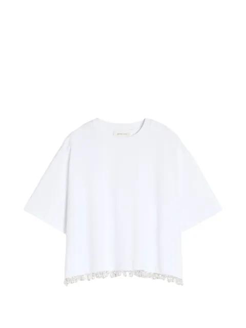 embellishment cotton T-shirt by SPORTMAX