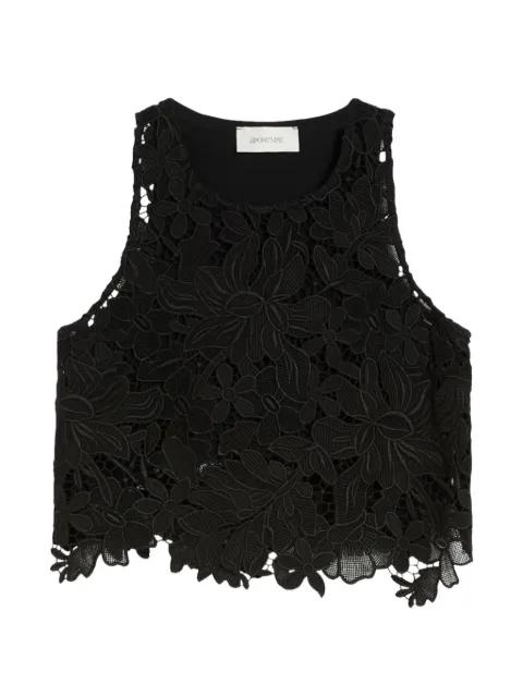 floral lace top by SPORTMAX