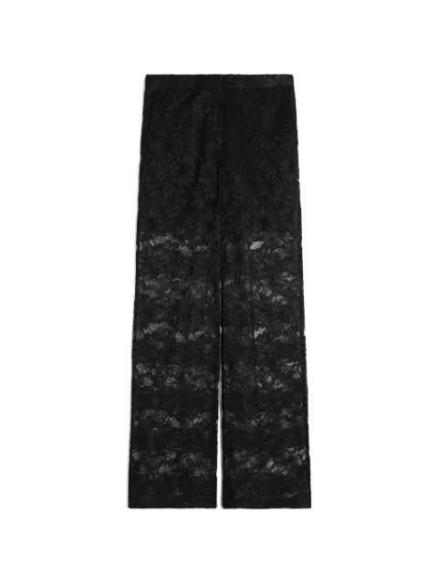 floral-lace trousers by SPORTMAX
