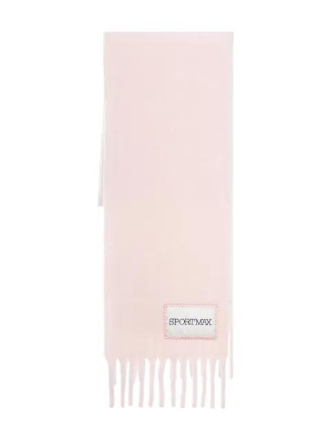 fringed alpaca scarf by SPORTMAX