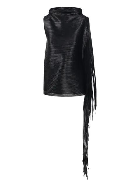 fringed-detail sleeveless blouse by SPORTMAX