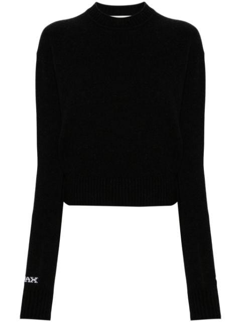 intarsia-logo sweater by SPORTMAX