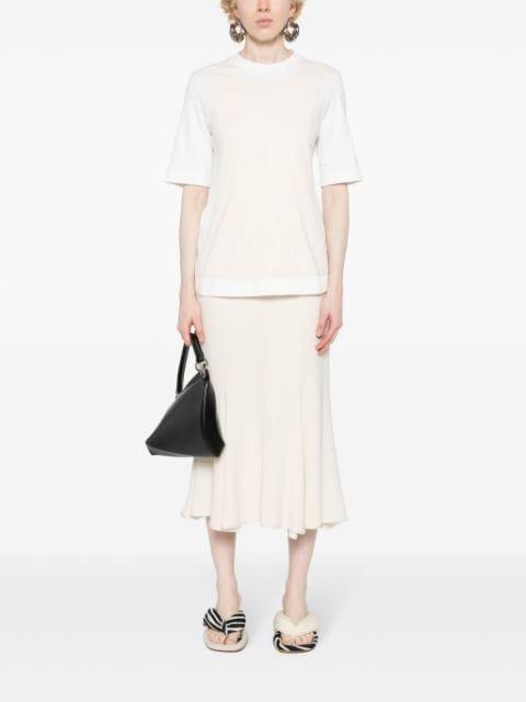 layered-effect T-shirt by SPORTMAX