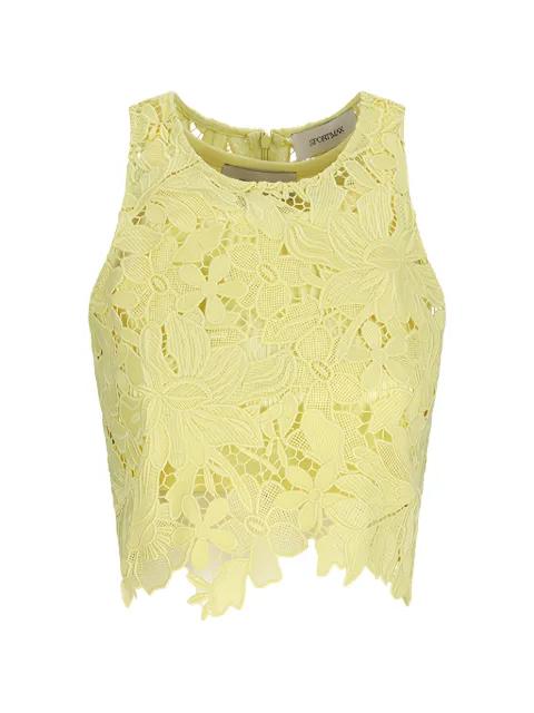 macramé top by SPORTMAX
