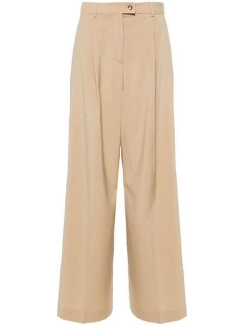 mid-rise palazzo trousers by SPORTMAX