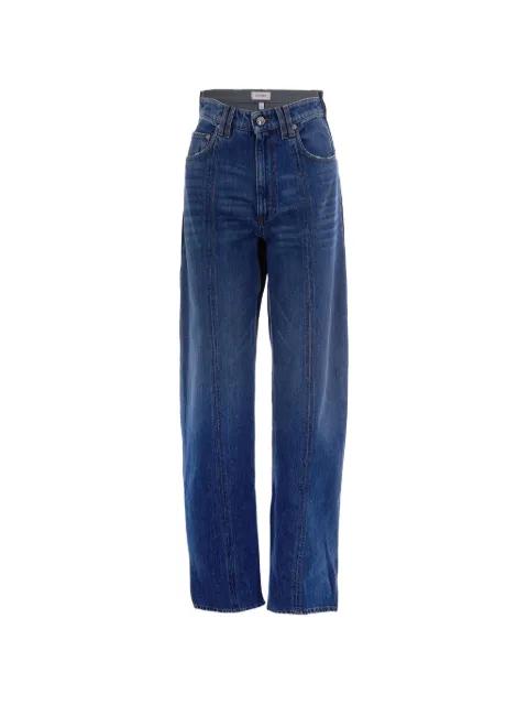 panelled high-waisted jeans by SPORTMAX