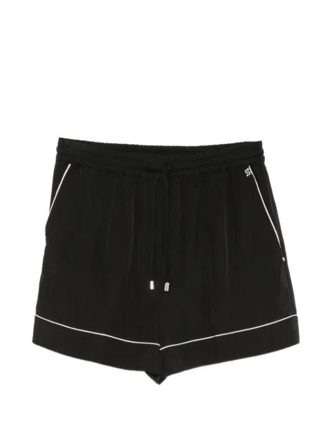 piped drawstring shorts by SPORTMAX