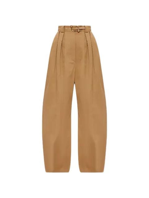 pleated belted trousers by SPORTMAX