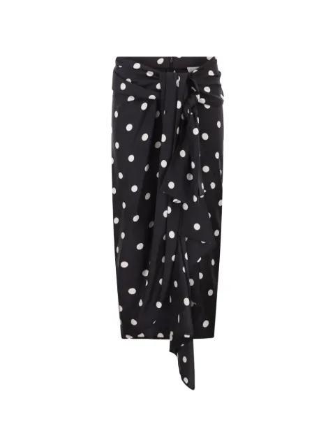 polka-dot bow skirt by SPORTMAX