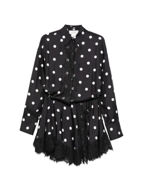 polka dot lace dress by SPORTMAX