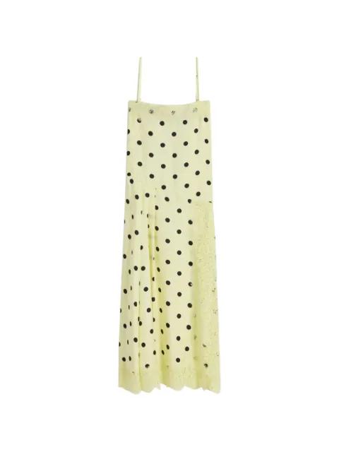 polka-dot lace dress by SPORTMAX