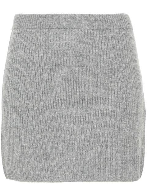 ribbed-knit mini skirt by SPORTMAX
