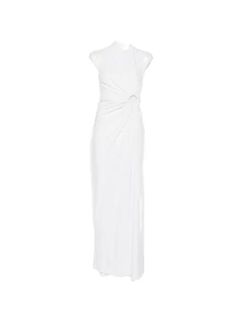 ring-embellishment maxi dress by SPORTMAX