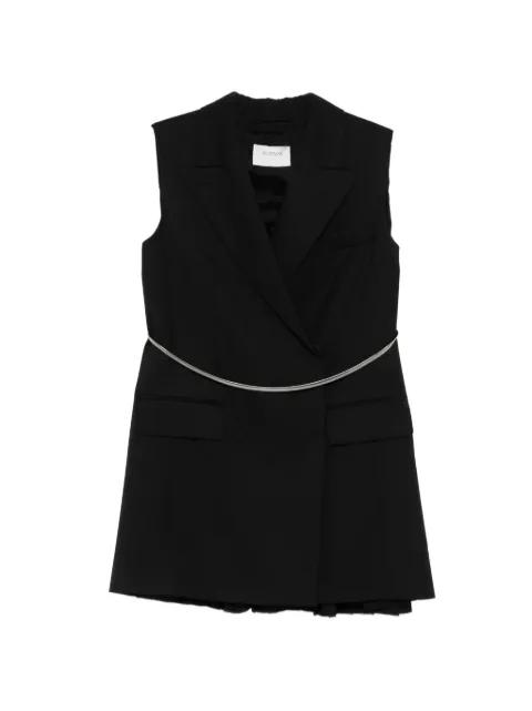 silver-tone belt gilet by SPORTMAX