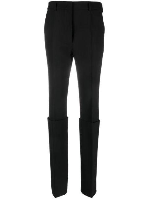 turn-up hem slim-fit trousers by SPORTMAX