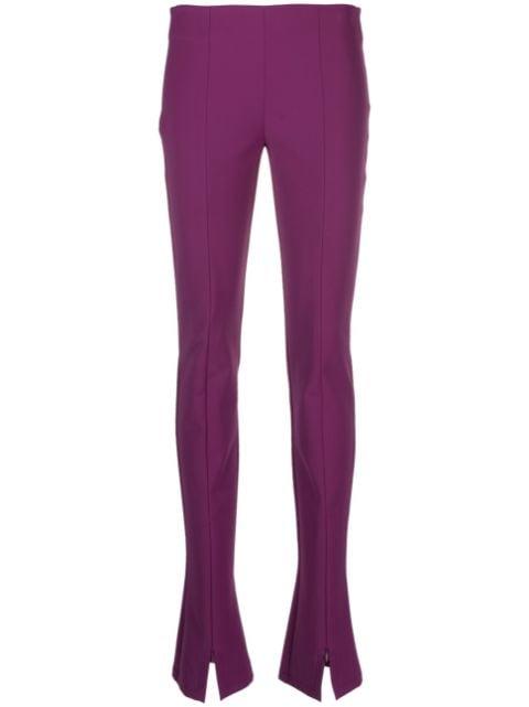 zip-cuff slim-fit trousers by SPORTMAX