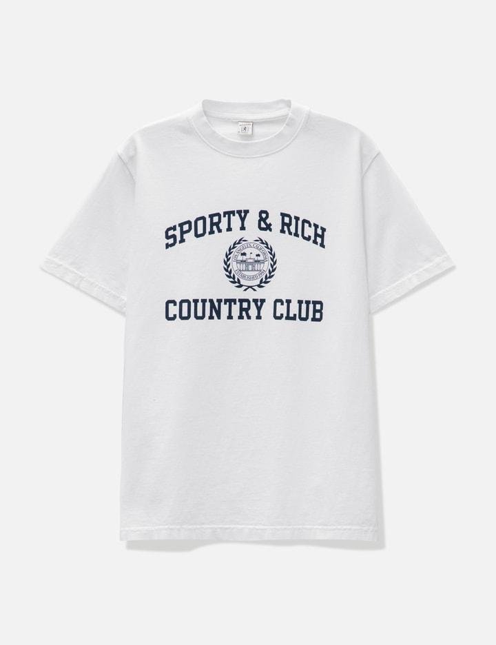 Varsity Crest T Shirt by SPORTY&AMP; RICH