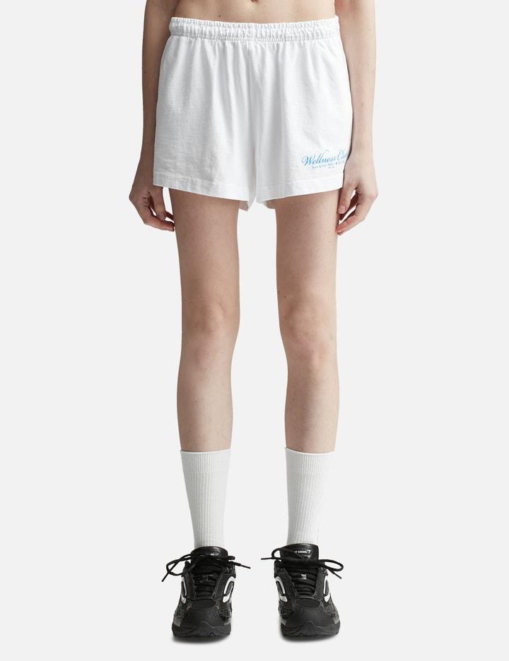 1800 Health Disco Shorts White/Ocean by SPORTY&RICH