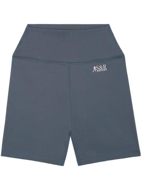 Action logo-print biker shorts by SPORTY&RICH