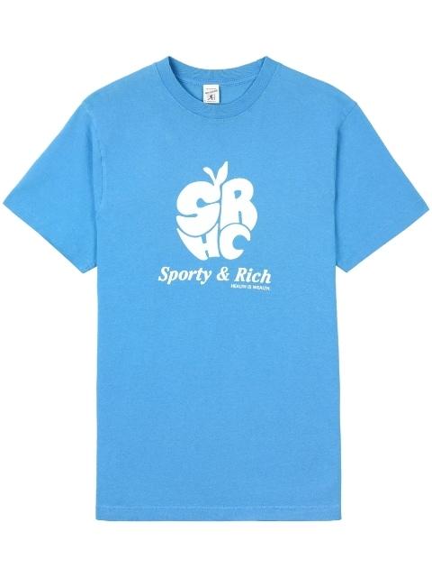 Apple cotton T-Shirt by SPORTY&RICH