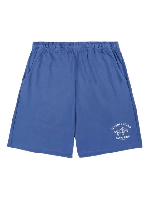 BH Riding Club graphic-print shorts by SPORTY&RICH