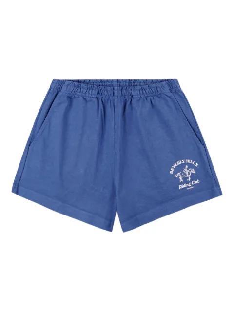 BH Riding Club print drawstring shorts by SPORTY&RICH
