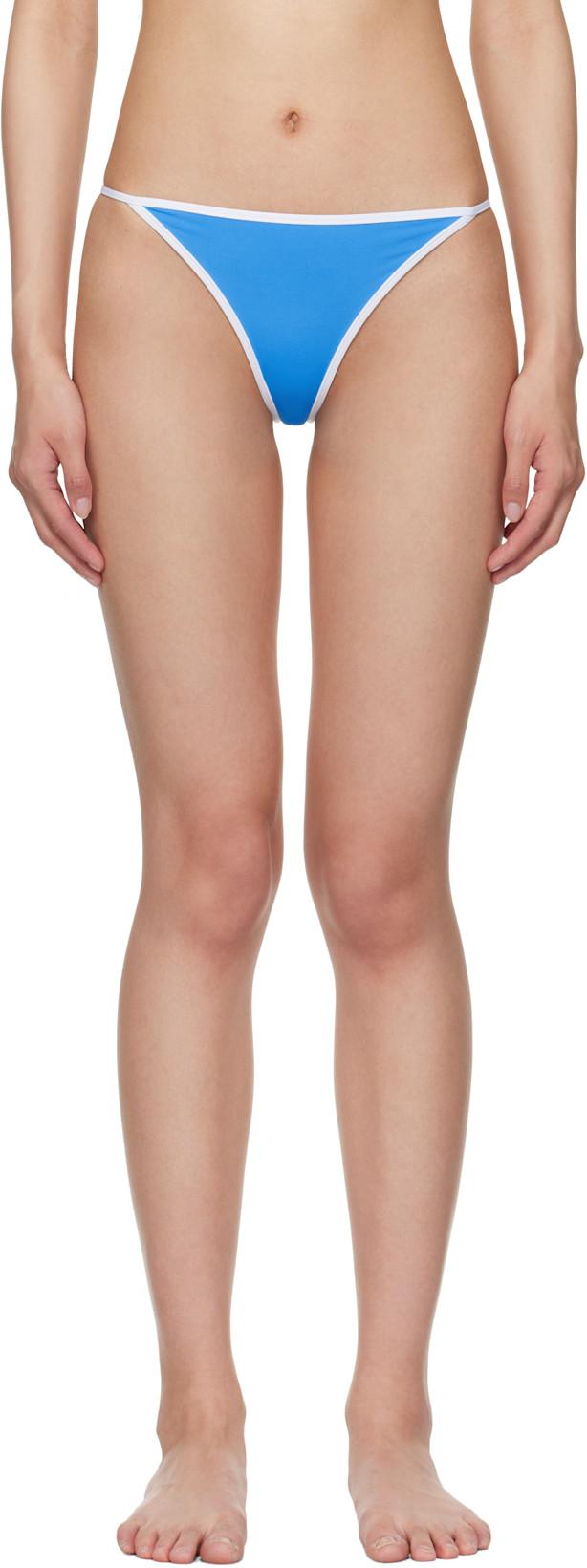 Blue Kate Bikini Bottom by SPORTY&RICH