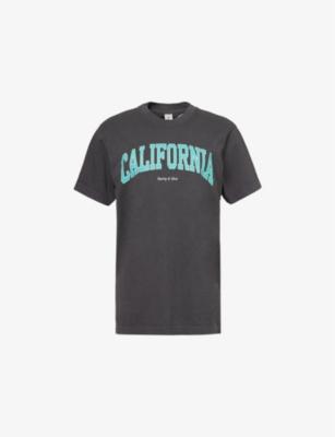California Text-Print Cotton-Jersey T-Shirt by SPORTY&RICH