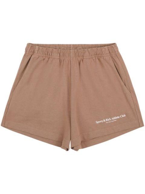 Disco Athletic Club-print shorts by SPORTY&RICH