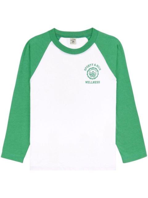 Emblem logo-print T-shirt by SPORTY&RICH