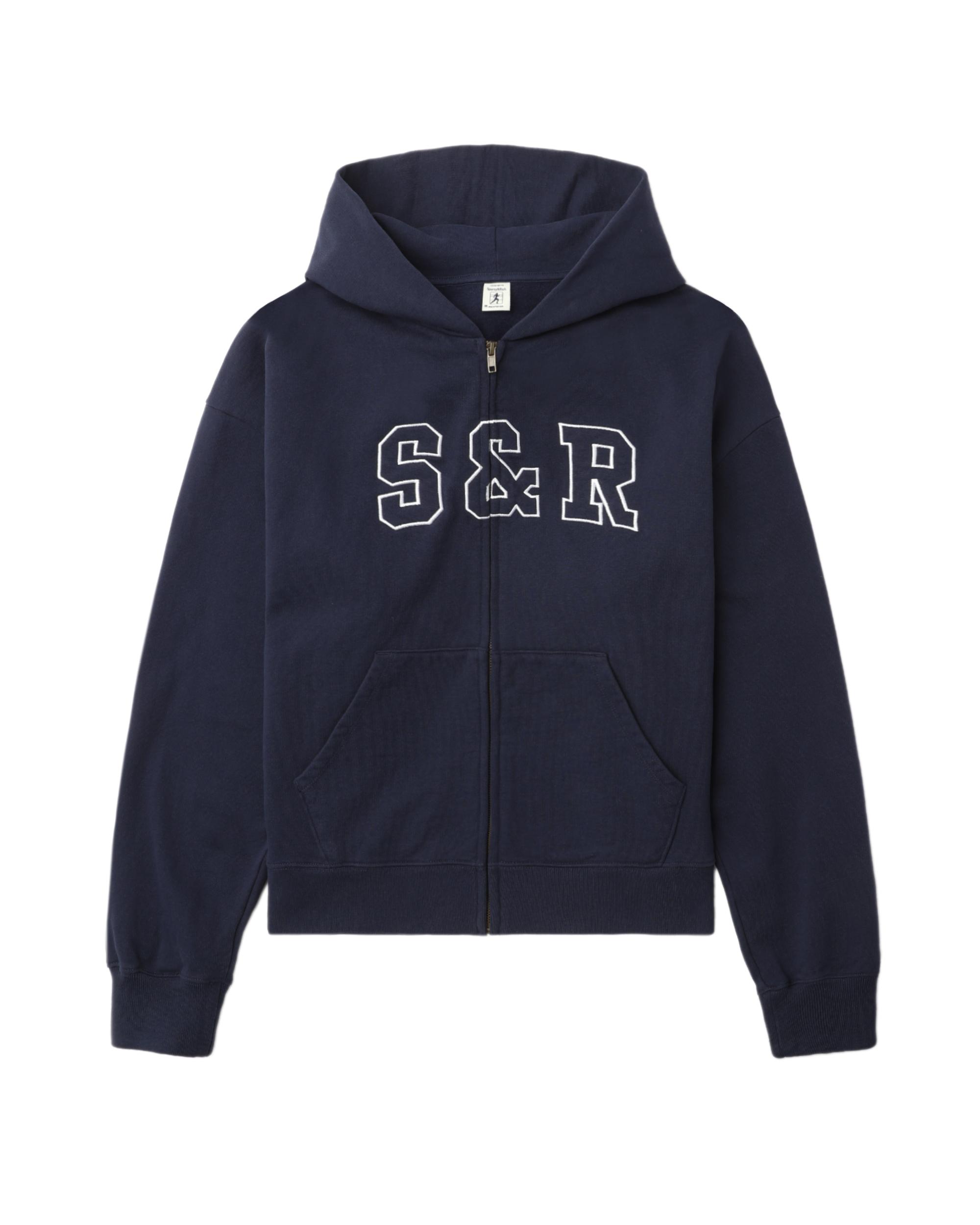 Embroidered hoodied jacket by SPORTY&RICH