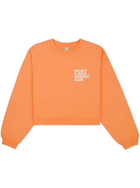 Exercise Often cropped sweatshirt by SPORTY&RICH