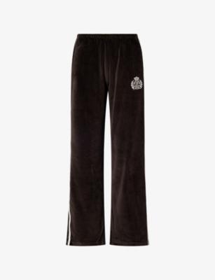 Farm Embroidered-Logo Cotton-Velour Jogging Bottoms by SPORTY&RICH