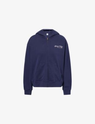 Farm Logo-Print Cotton Hoodie by SPORTY&RICH