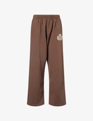 Farm Wide-Leg Cotton Jogging Bottoms by SPORTY&RICH