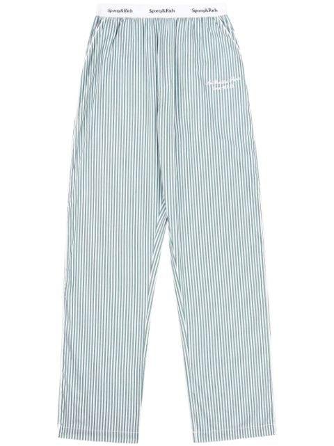 Faubourg cotton pajama trousers by SPORTY&RICH