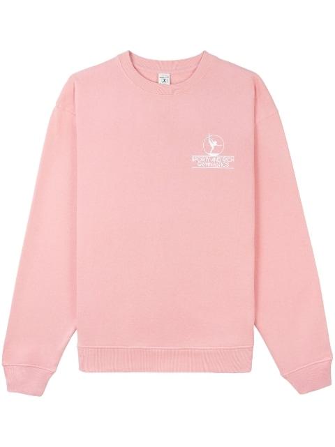 Gymnastics logo-print sweatshirt by SPORTY&RICH