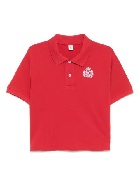 H&W crest pique polo top by SPORTY&RICH