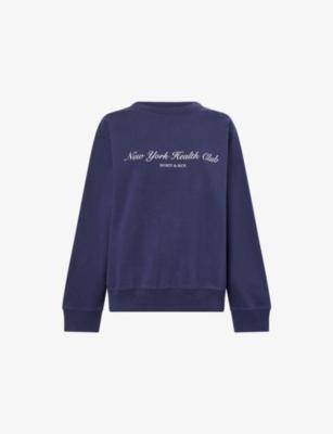 Health Club Oversized Cotton Sweatshirt by SPORTY&RICH