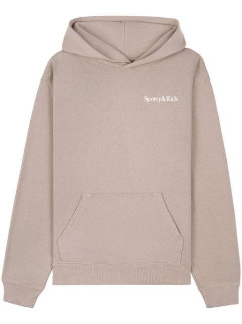 Health Is Wealth cotton hoodie by SPORTY&RICH