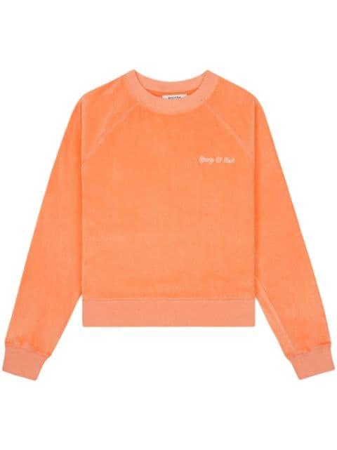 Italic Logo cotton sweatshirt by SPORTY&RICH