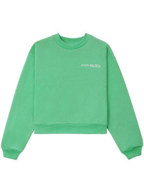 Kelly logo-print jumper by SPORTY&RICH