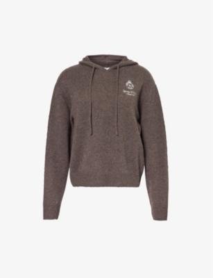 Logo-embroidered relaxed-fit cashmere hoody by SPORTY&RICH