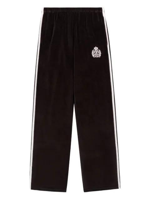 NY Crest logo stripe track pants by SPORTY&RICH