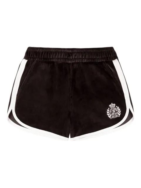 NY Crest logo track shorts by SPORTY&RICH